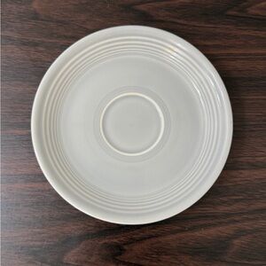 Vintage ORIGINAL GRAY FIESTA WARE Saucer Plate 6" HOMER LAUGHLIN HLC